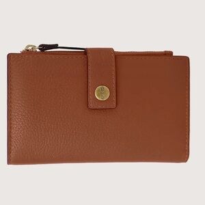 Lodis NWT Kate Classic French Purse/Wallet, Chestnut
